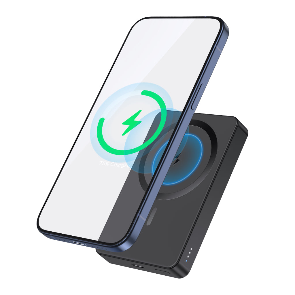 1Hora Batería Portátil Magnético Inalámbrico Powerbank Con cable USB-C 5000mAh GAR276 Power Bank