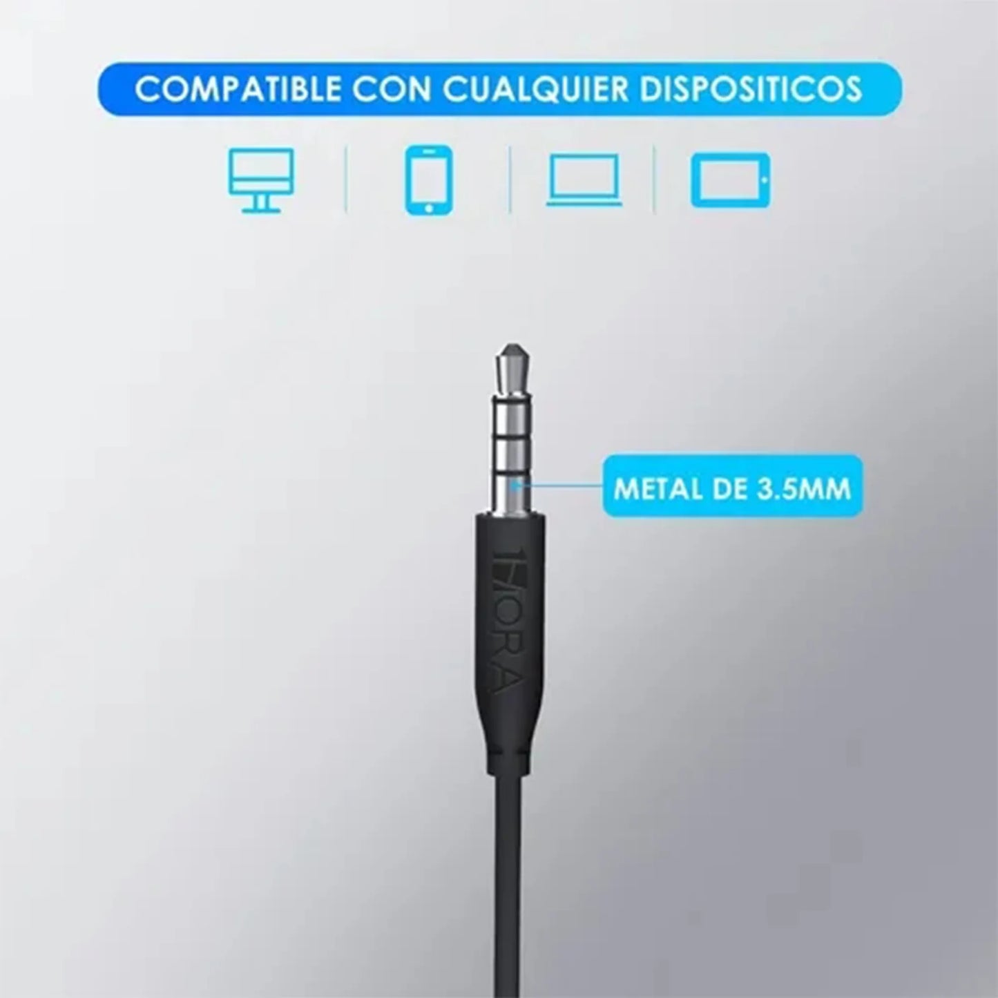 Audífonos alámbricos 3.5mm-AUT123