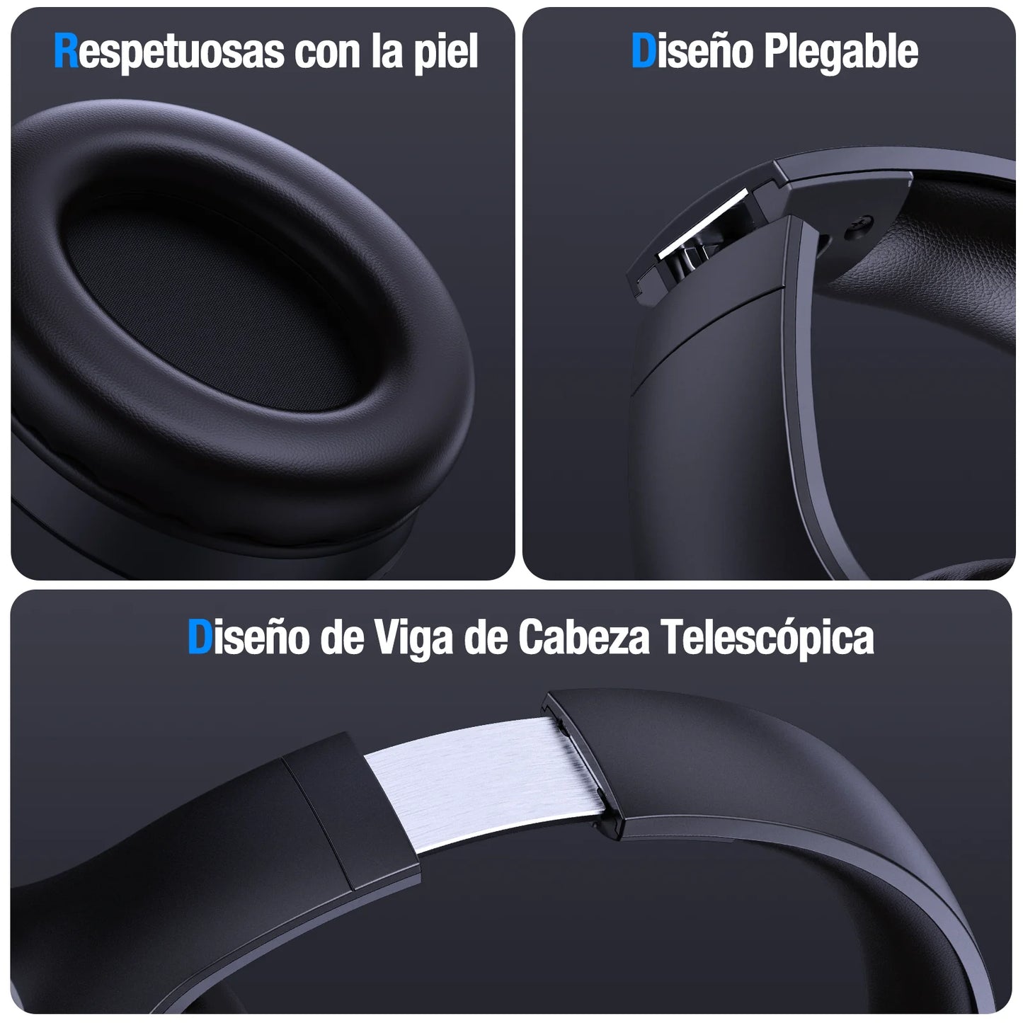 Audífonos de diadema bluetooth AUT202