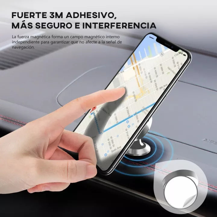 Soporte magnético de aluminio para celular - PJ093