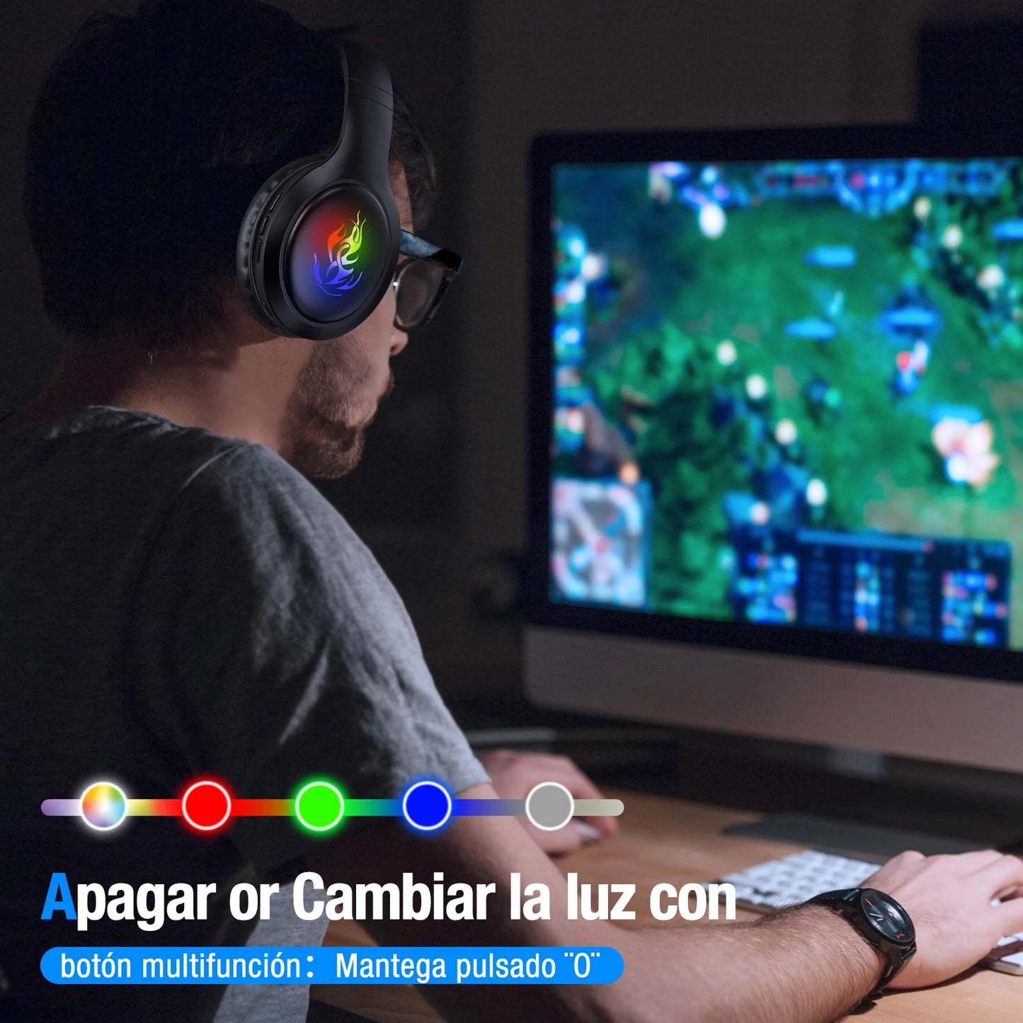 Audífonos de diadema bluetooth AUT202