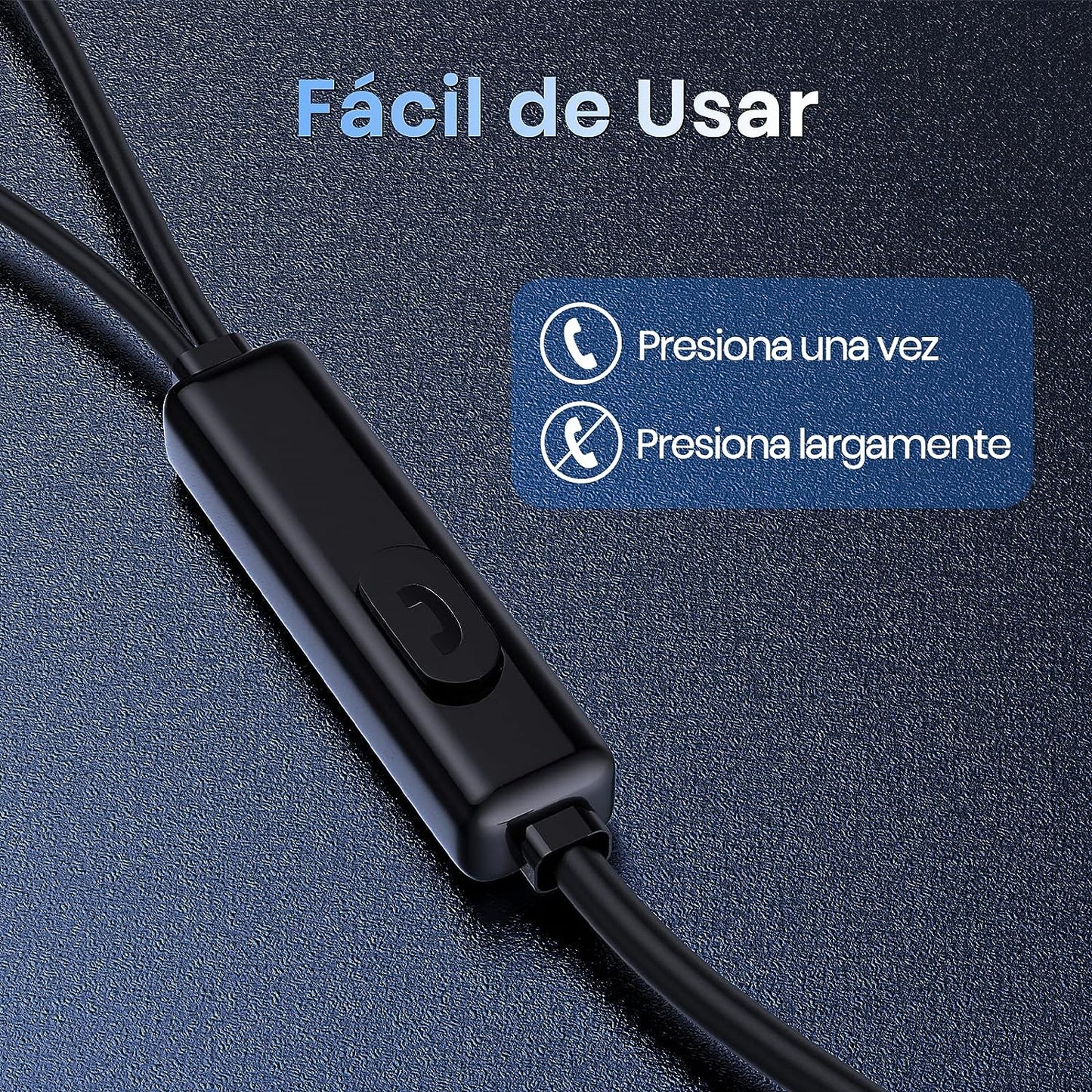 Audífonos alámbricos tipo c-AUT124