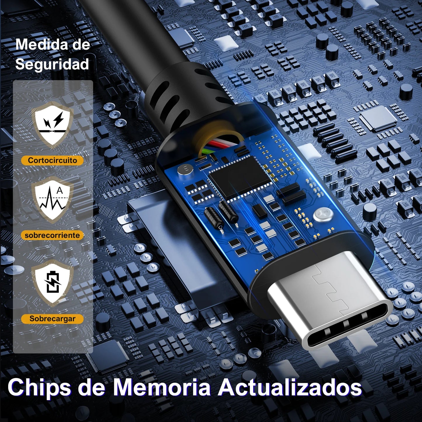 Cable TIPO C 2.0A (1.5 METROS) - CAB150
