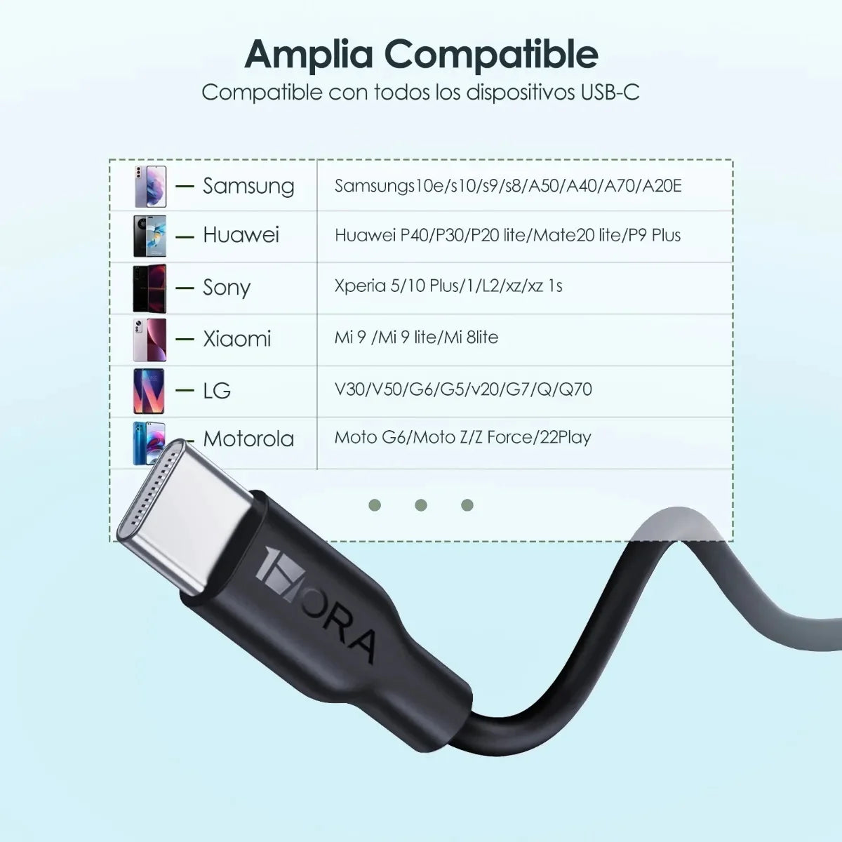 Cable TIPO C 2.1A (1 METRO) - CAB164