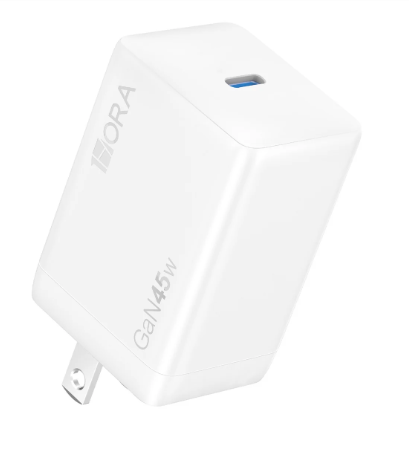 1HORA 45W GaN USB-C Cargador de pared sin cable GAR172