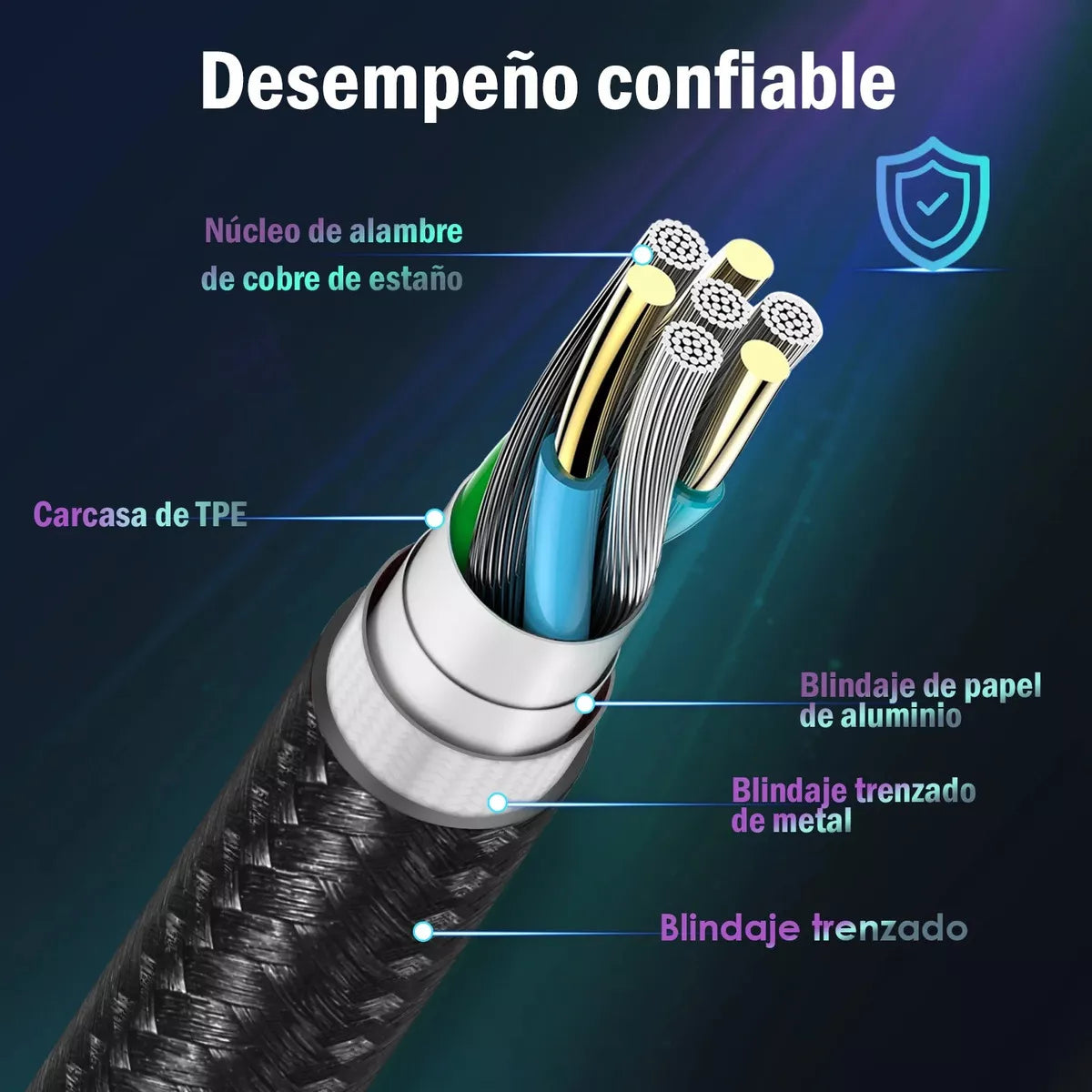 Cable Tipo C 3A (1.5 Metros) -CAB263