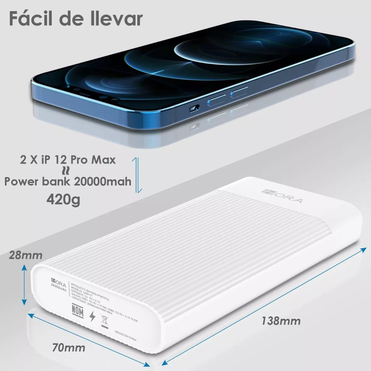 Power bank 20000mAh-GAR117