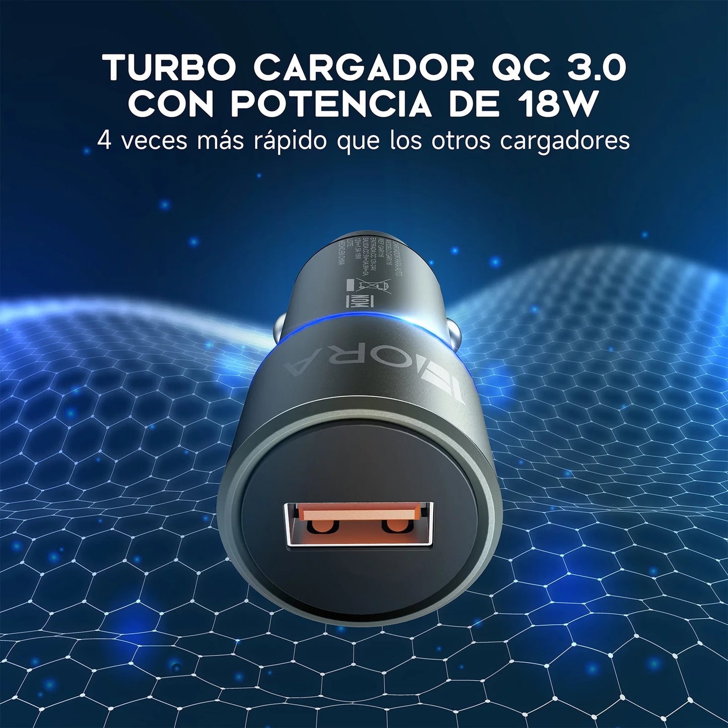 Combo cargador para auto 3A - GAR116