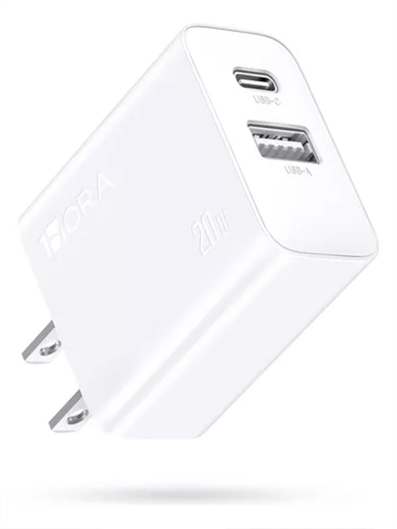 1 HORA Cargador Carga Rápida Salida Dual Usb+c 20w 1hora GAR161