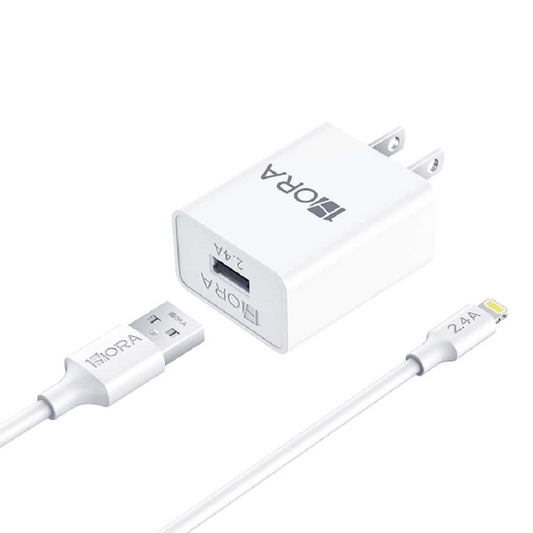 1Hora Cargador iPhone 12W adaptador iOS iPad GAR143