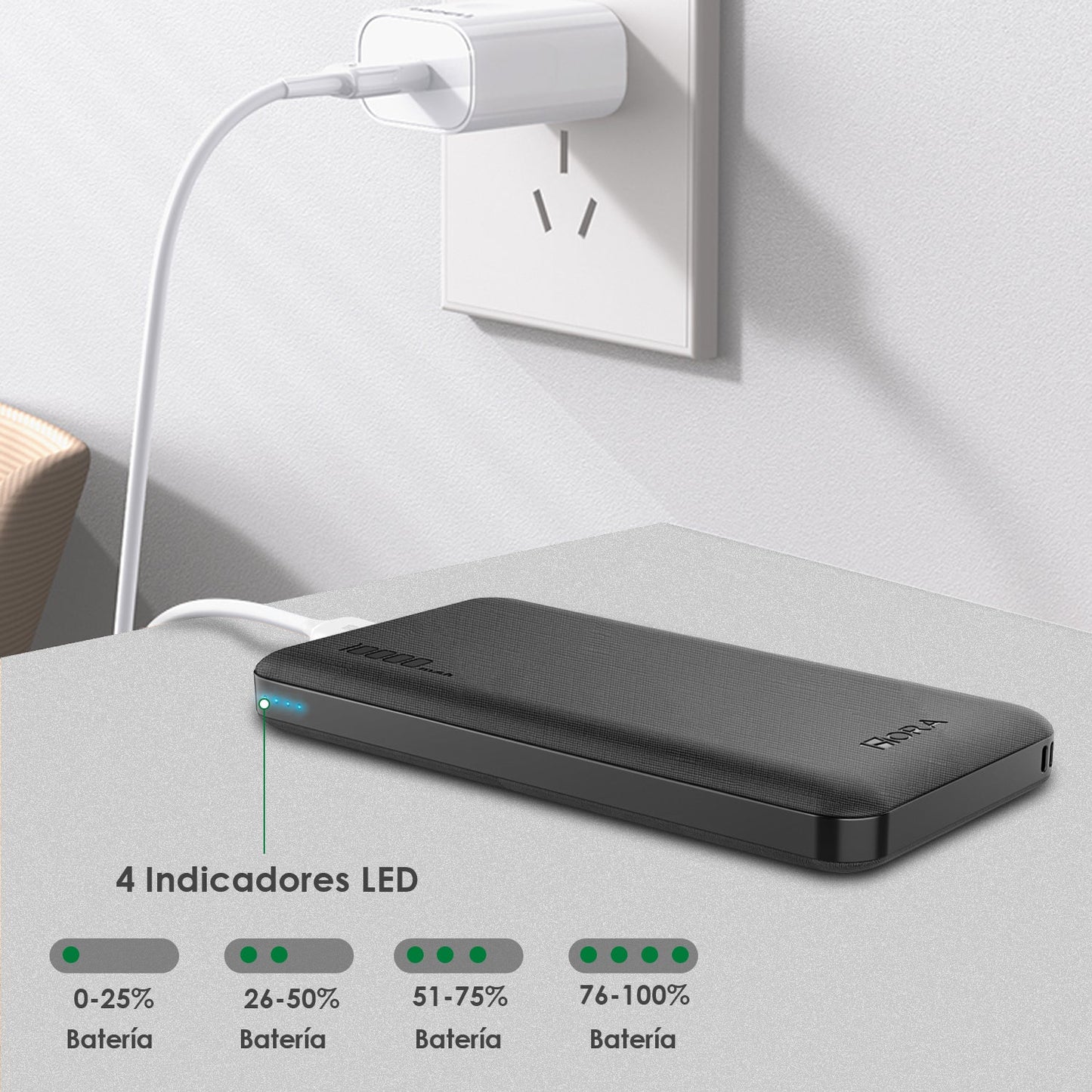 Batería portátil 10000mAh 2.1A - GAR094