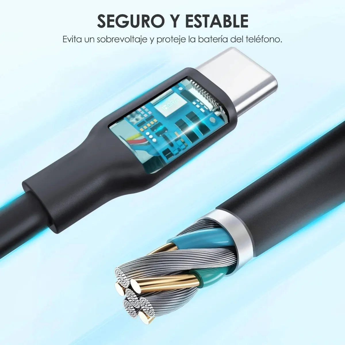 Cable TIPO C 2.1A (1 METRO) - CAB237