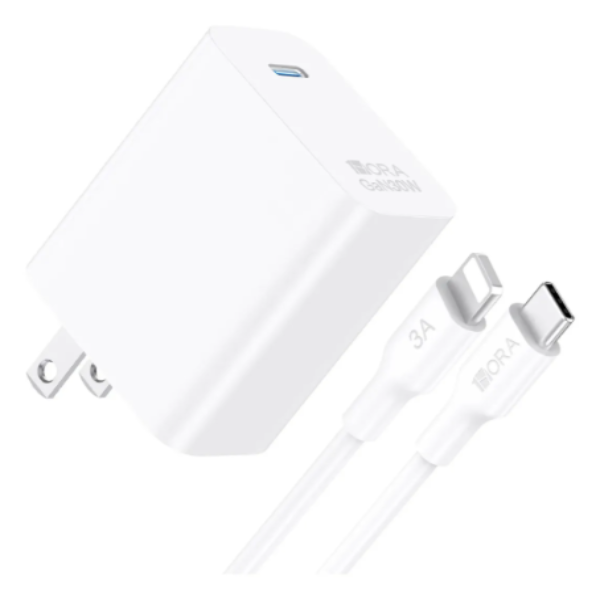 1HORA Carga Rápido con Cable 1M USB C a IP  PD 30W GAR166