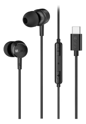 1HORA Audífonos Tipo C In-ear Micrófono Tipo C Hifi Estéreo AUT127