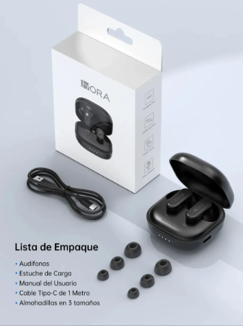 1HORA Audífonos In-ear Inalámbricos Con Microfono AUT214