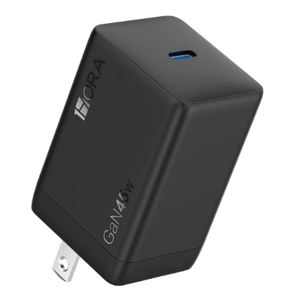 1HORA 45W GaN USB-C Cargador de pared sin cable GAR172