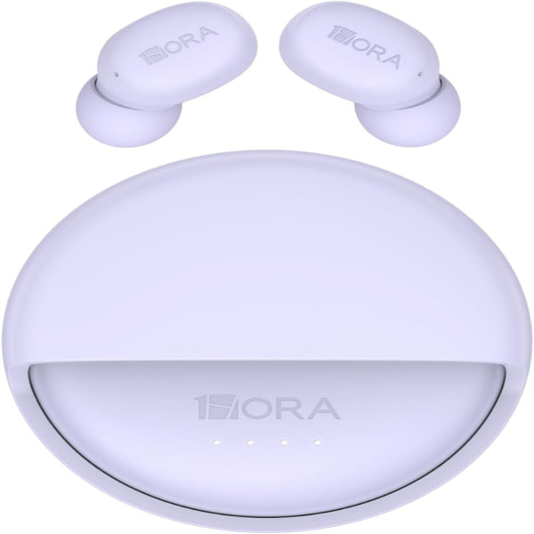 1HORA Audífonos con Estuche Giratorio, Manos libres Bluetooth 5.4, 32h Batería Sonido AUT216