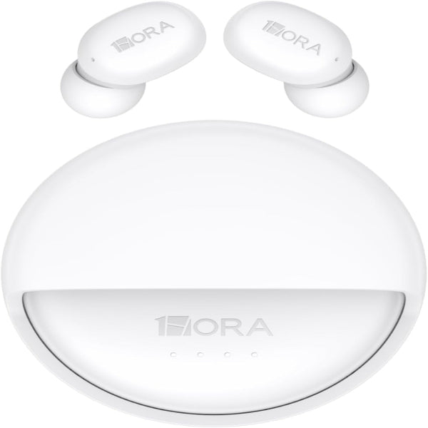 1HORA Audífonos con Estuche Giratorio, Manos libres Bluetooth 5.4, 32h Batería Sonido AUT216
