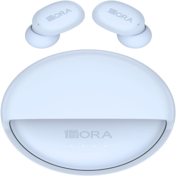 1HORA Audífonos con Estuche Giratorio, Manos libres Bluetooth 5.4, 32h Batería Sonido AUT216